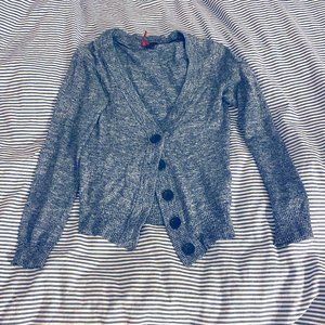 H&M black/gray/white cardigan